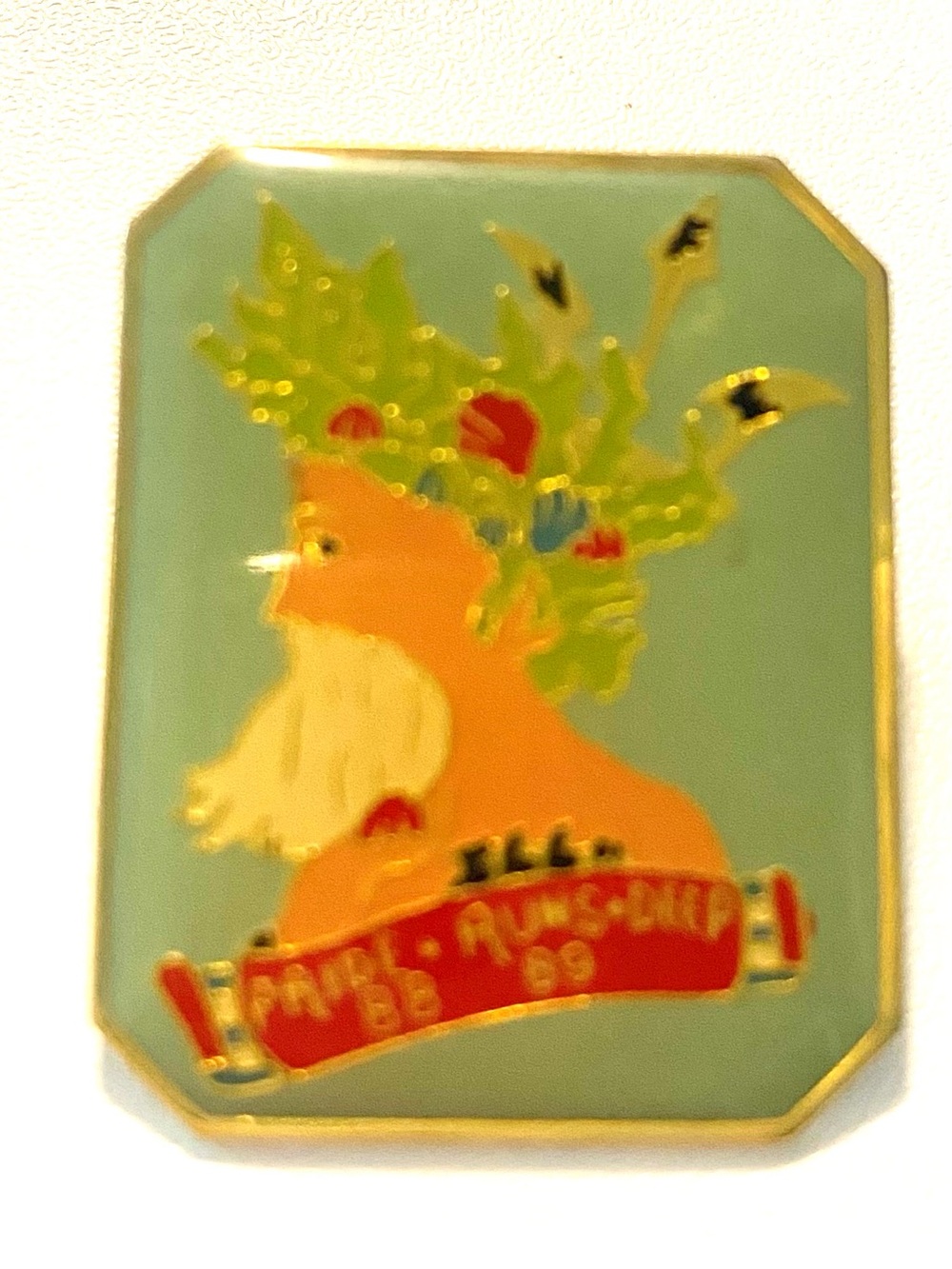 Enamel Pin with Pride Runs Deep United States Navy Submarine Force